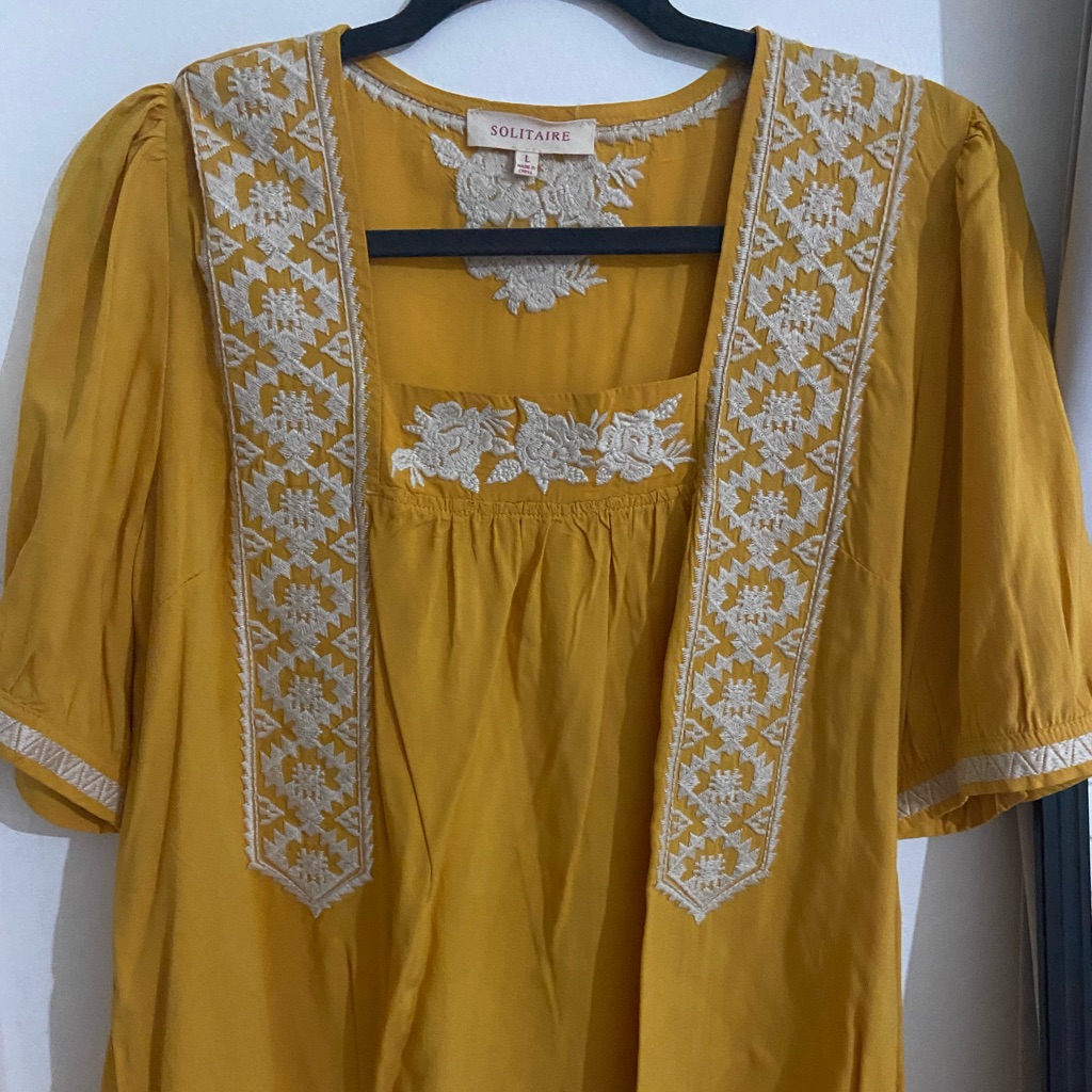 Brand New Blouse Embroidery Front